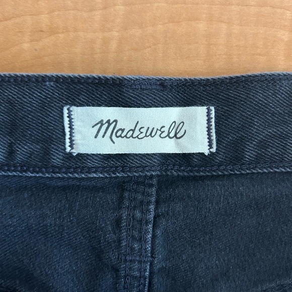 MADEWELL RIDGID DENIM A LINE SKIRT - Picture 6 of 6